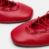 Pointe Red Leather Pointe Red Leather