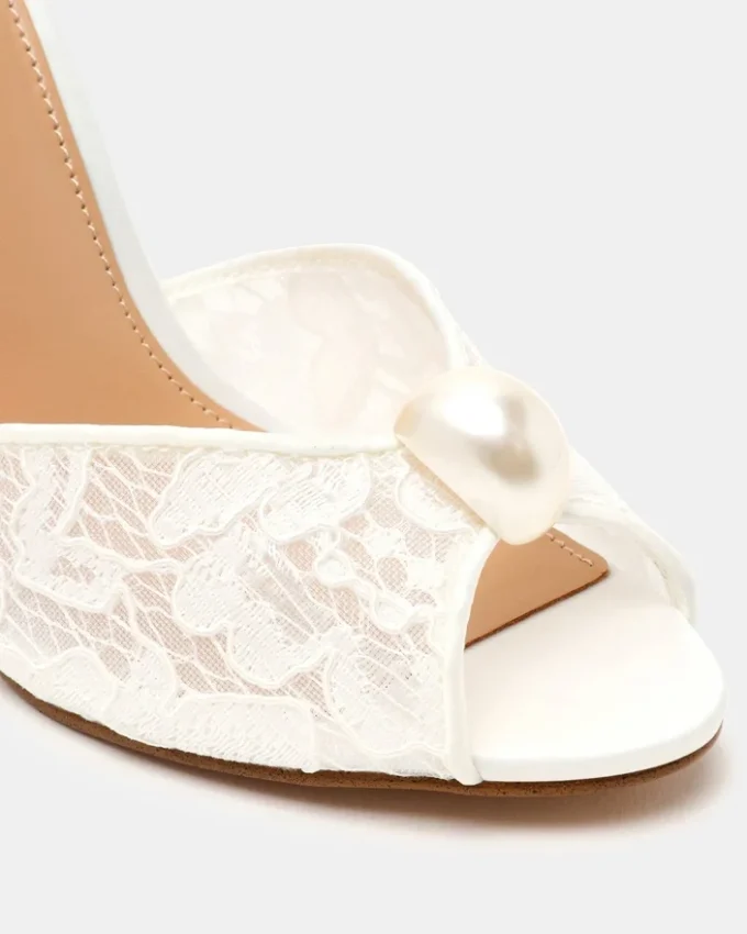 Priya Pearl White Lace