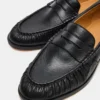 Quincey Black Leather