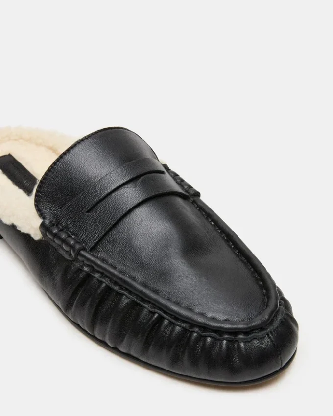 Rafe Faux Fur Black Leather Rafe Faux Fur Black Leather