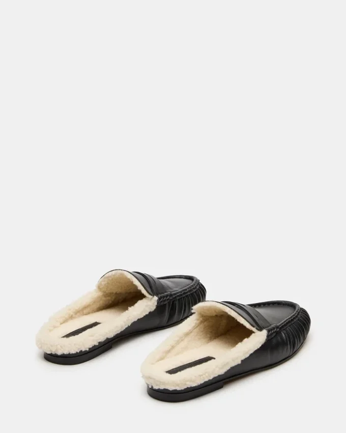 Rafe Faux Fur Black Leather Rafe Faux Fur Black Leather