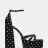 Retro White/Black Polka Dot