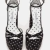 Retro White/Black Polka Dot