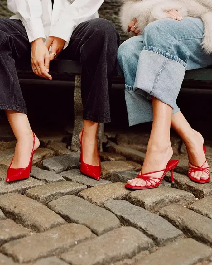 Edna Red Leather Edna Red Leather