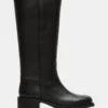Riggs Black Leather Wide Calf Riggs Black Leather Wide Calf