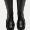 Riggs Black Leather Wide Calf Riggs Black Leather Wide Calf