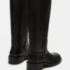 Riggs Black Leather Wide Calf Riggs Black Leather Wide Calf