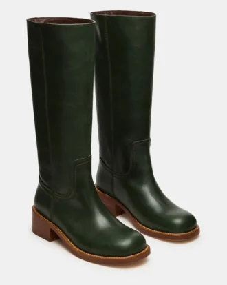 Riggs Dark Green Leather