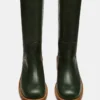 Riggs Dark Green Leather