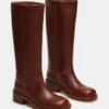Riggs Rust Leather Wide Calf Riggs Rust Leather Wide Calf