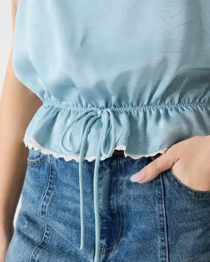 Roan Top Dusty Blue Roan Top Dusty Blue