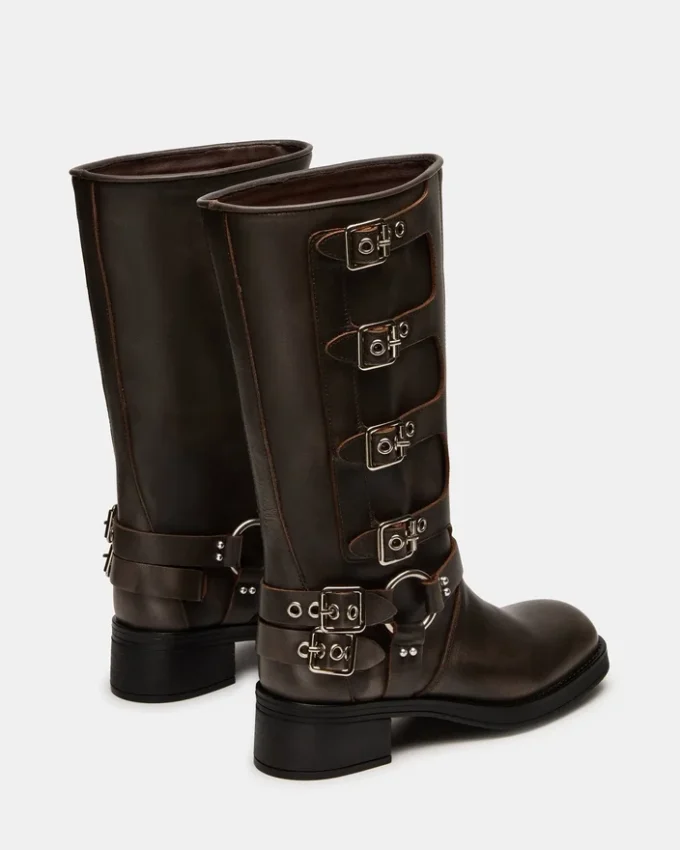 Rocky Brown Distressed Wide Calf Rocky Brown Distressed Wide Calf