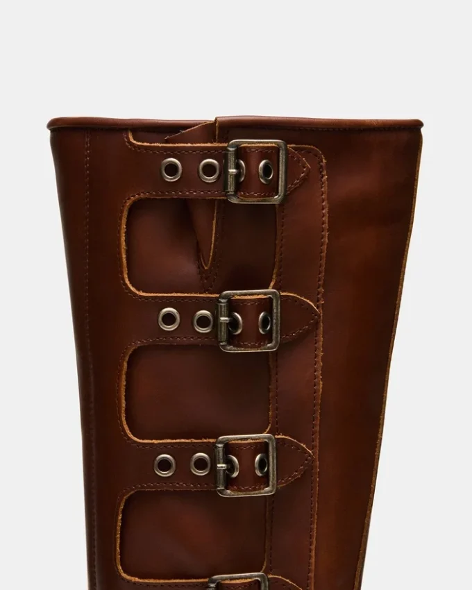 Rocky Cognac Distressed Wide Calf Rocky Cognac Distressed Wide Calf