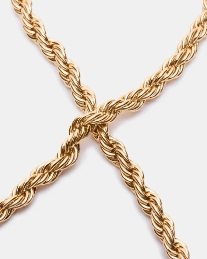 Rope Chain Anklet Gold Rope Chain Anklet Gold