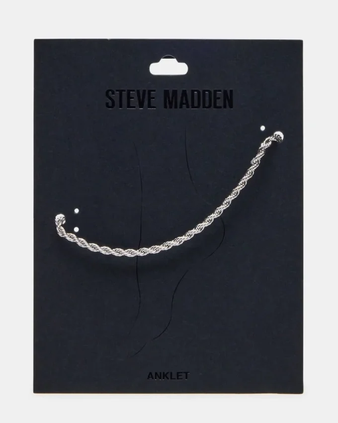Rope Chain Anklet Silver Rope Chain Anklet Silver
