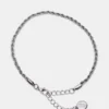 Rope Chain Anklet Silver Rope Chain Anklet Silver