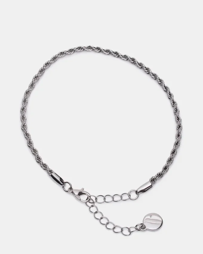 Rope Chain Anklet Silver Rope Chain Anklet Silver