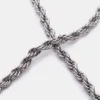 Rope Chain Anklet Silver Rope Chain Anklet Silver