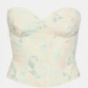 Roselia Corset Top Peach Beige Roselia Corset Top Peach Beige
