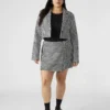 Rupi Cropped Blazer Black/White Rupi Cropped Blazer Black/White