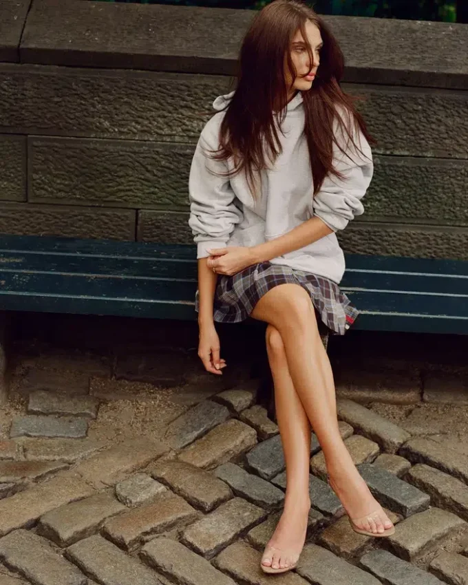 Margo Skirt Brown Plaid Margo Skirt Brown Plaid