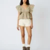 Saskya Top Khaki Saskya Top Khaki
