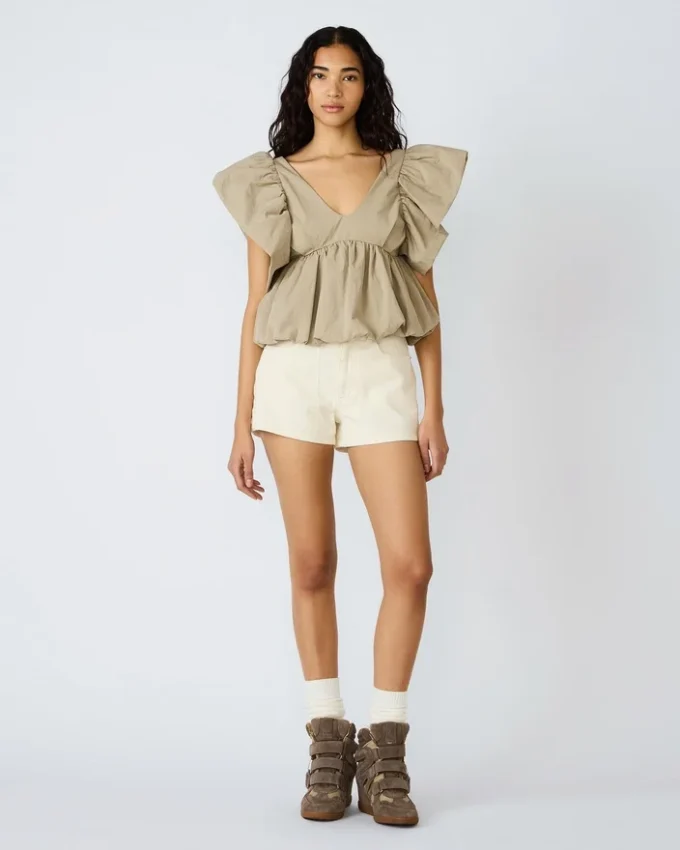 Saskya Top Khaki Saskya Top Khaki