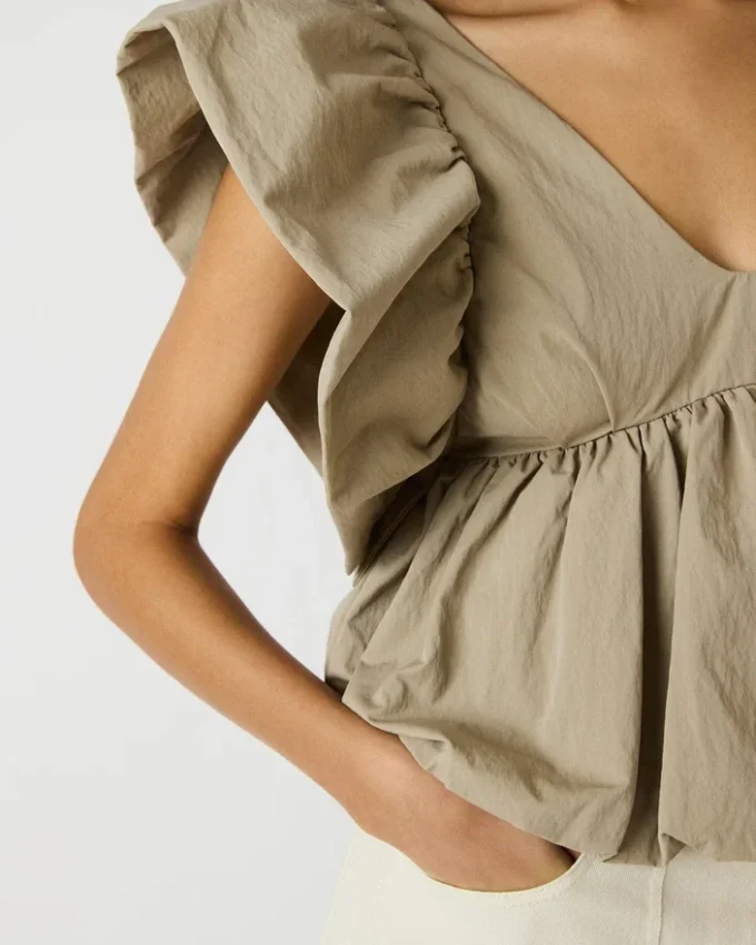 Saskya Top Khaki Saskya Top Khaki