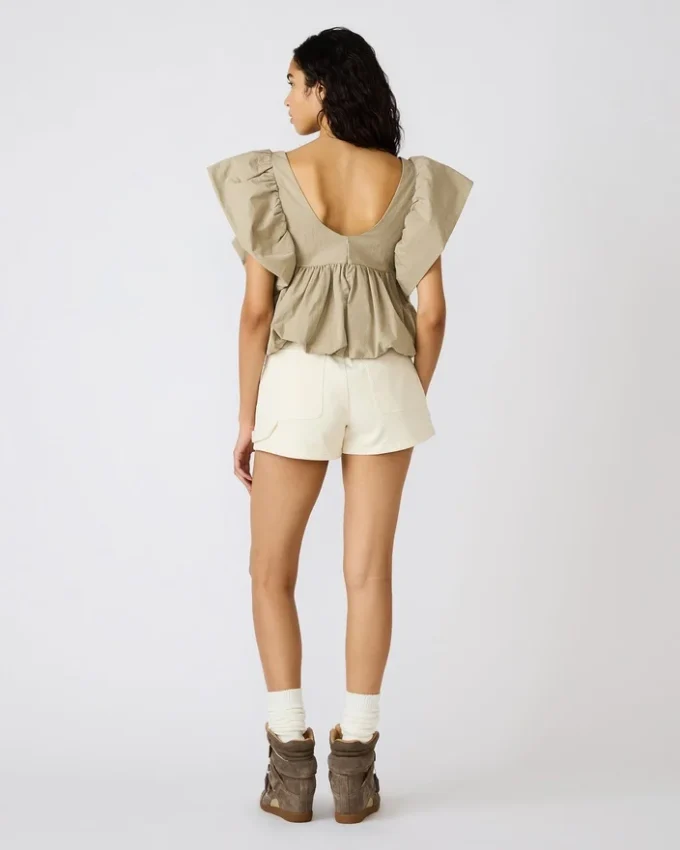 Saskya Top Khaki Saskya Top Khaki