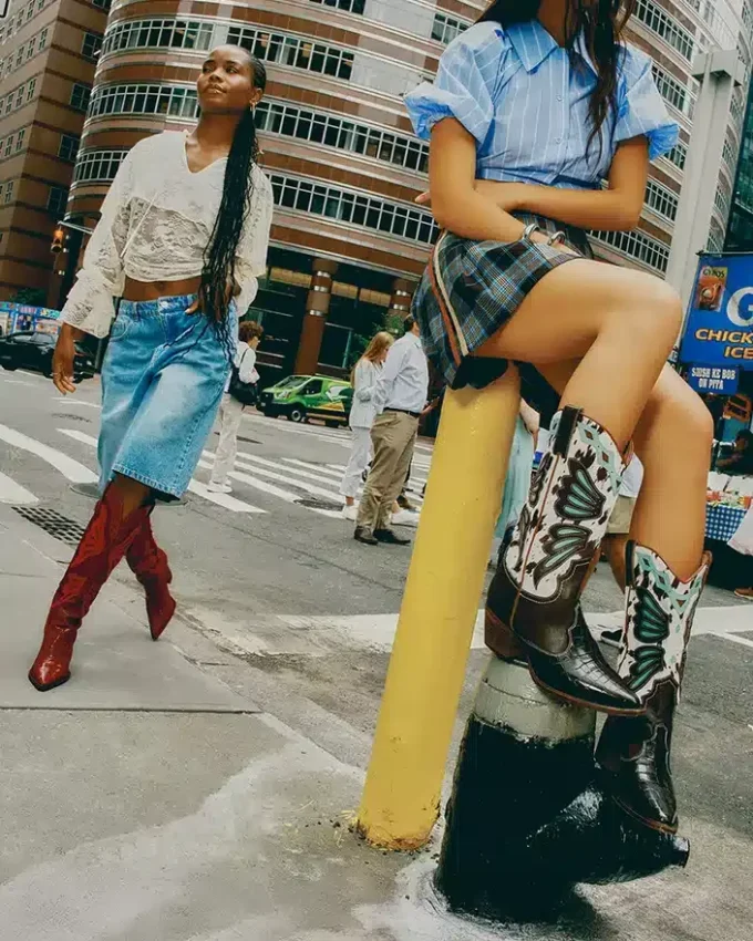 Margo Skirt Brown Plaid Margo Skirt Brown Plaid