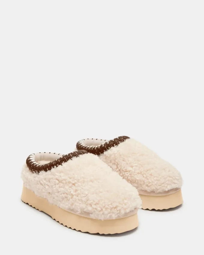 Selena Faux Shearling Natural Selena Faux Shearling Natural