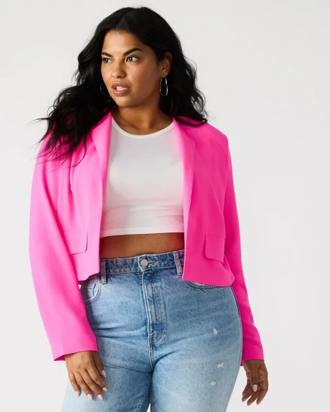 Serenea Blazer Hot Pink Serenea Blazer Hot Pink