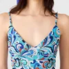 Sheila Dress Teal Paisley Sheila Dress Teal Paisley