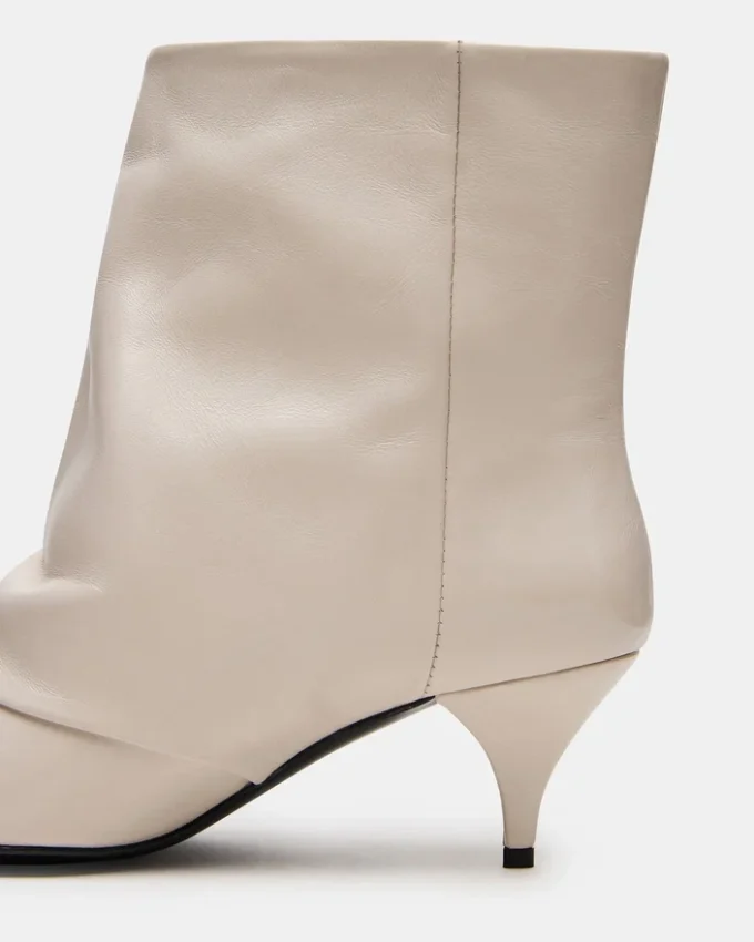 Shiner White Leather