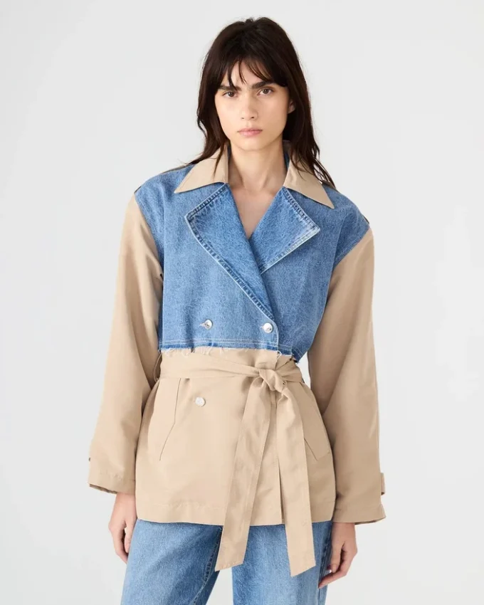 Shyla Coat Denim Multi Shyla Coat Denim Multi