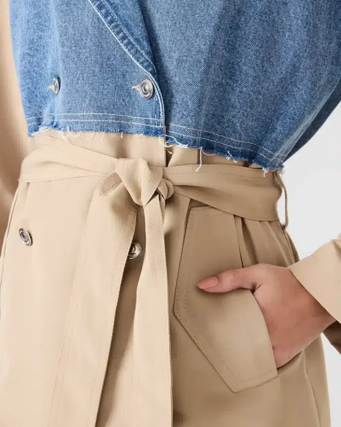 Shyla Coat Denim Multi Shyla Coat Denim Multi