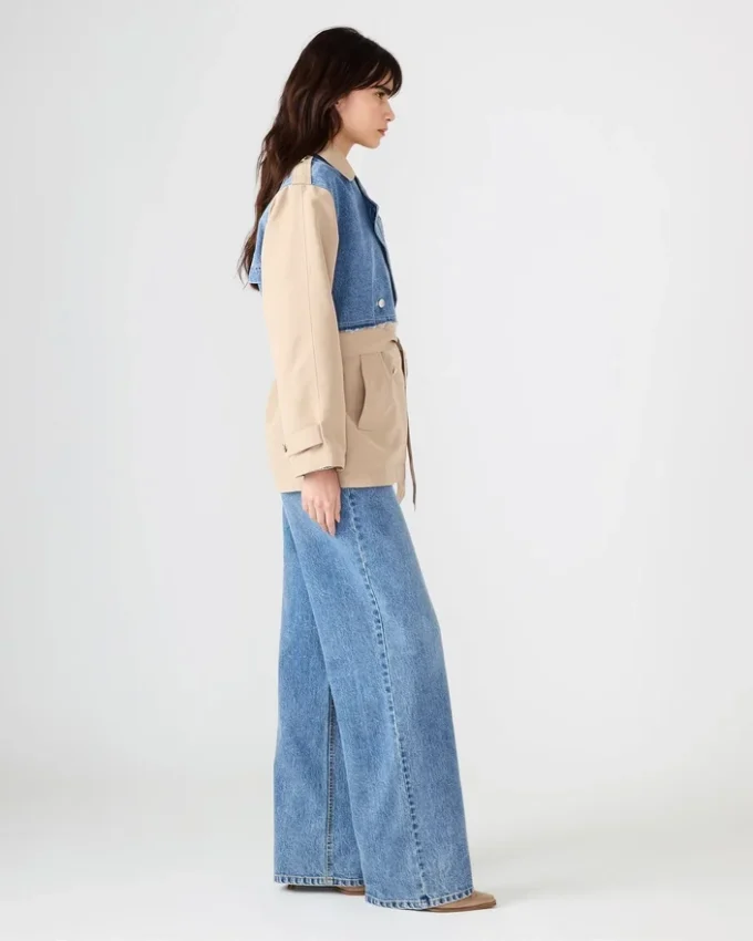 Shyla Coat Denim Multi Shyla Coat Denim Multi