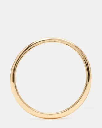 Skinny Bangle Band Bracelet Gold