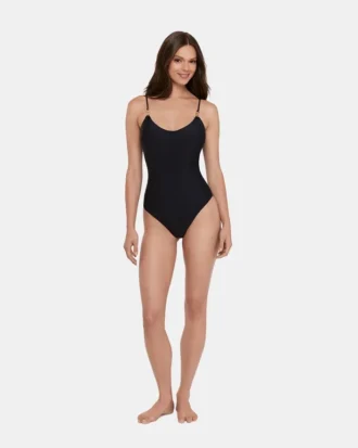 Sleek ‘N Chic One Piece Swimsuit Black Sleek ‘N Chic One Piece Swimsuit Black