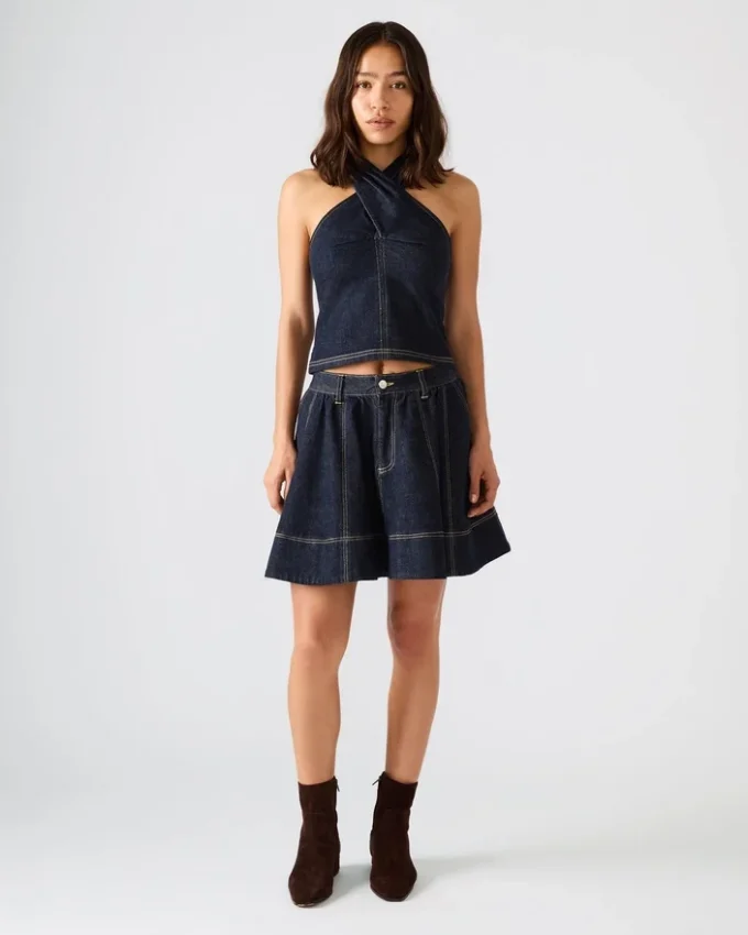 Sloan Denim Skirt Ink Sloan Denim Skirt Ink