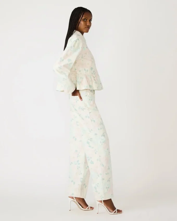 Sloan Floral Jacket Peach Beige Sloan Floral Jacket Peach Beige