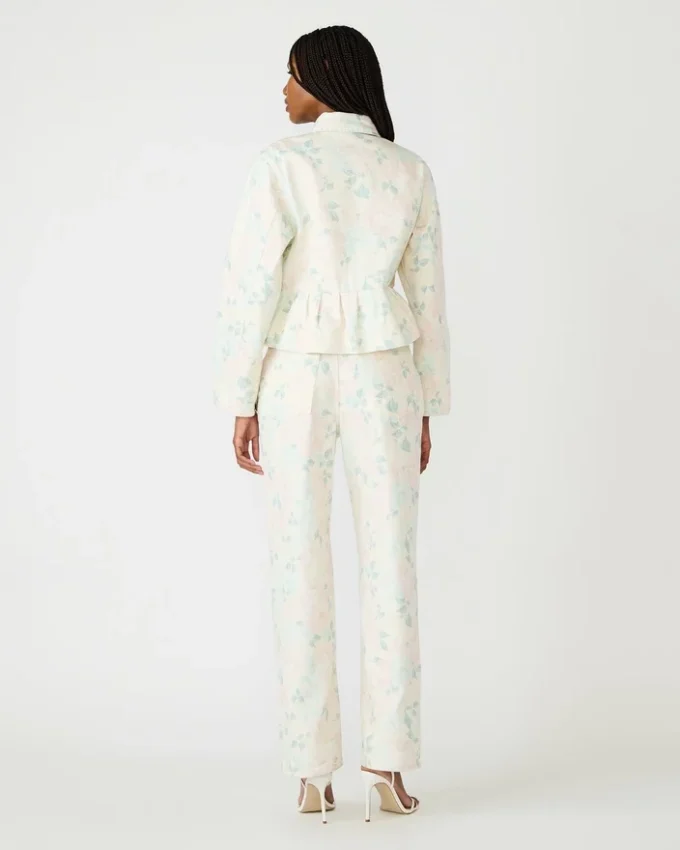 Sloan Floral Jacket Peach Beige Sloan Floral Jacket Peach Beige