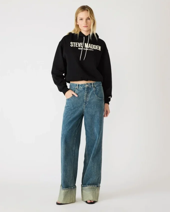 Sm Logo Hoodie Black Sm Logo Hoodie Black