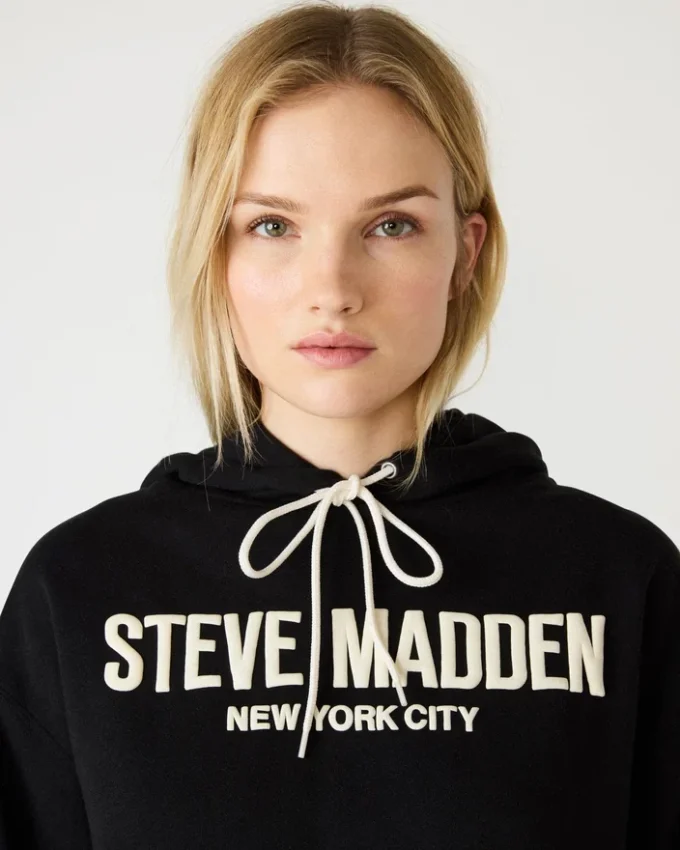 Sm Logo Hoodie Black Sm Logo Hoodie Black