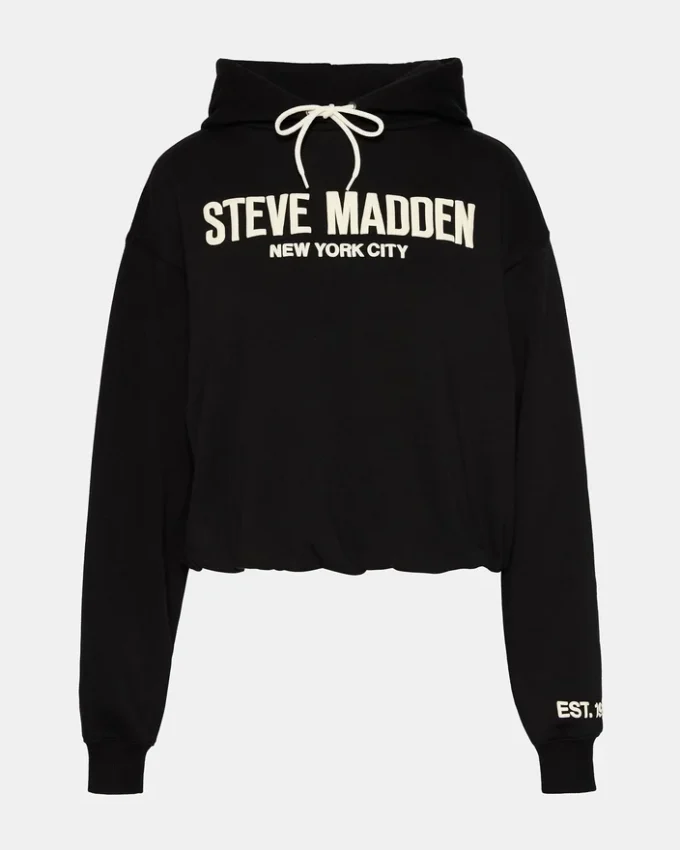 Sm Logo Hoodie Black Sm Logo Hoodie Black