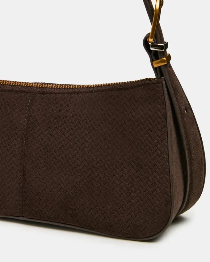 Tanzie Woven Bag Chocolate