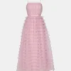 Tiered Tulle Gown Dawn Pink Tiered Tulle Gown Dawn Pink