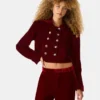 Tonia Blazer Red Velvet Tonia Blazer Red Velvet