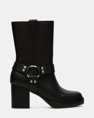 Topher Black Leather