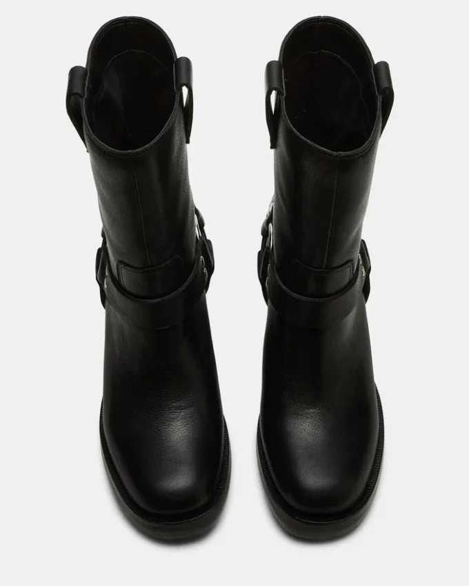 Topher Black Leather